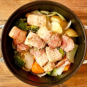 【ストウブ】ごろごろ野菜と豚のロースト