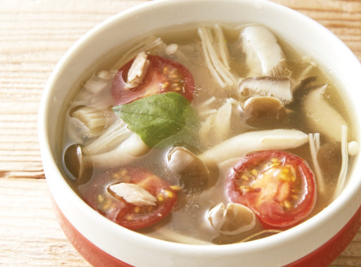 きのことツナのうまみスープの画像