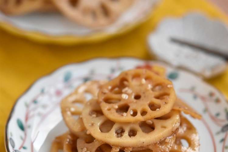 れんこんの照り焼き 冷凍 作り置き レシピ 作り方 By 鈴木美鈴 クックパッド 簡単おいしいみんなのレシピが353万品
