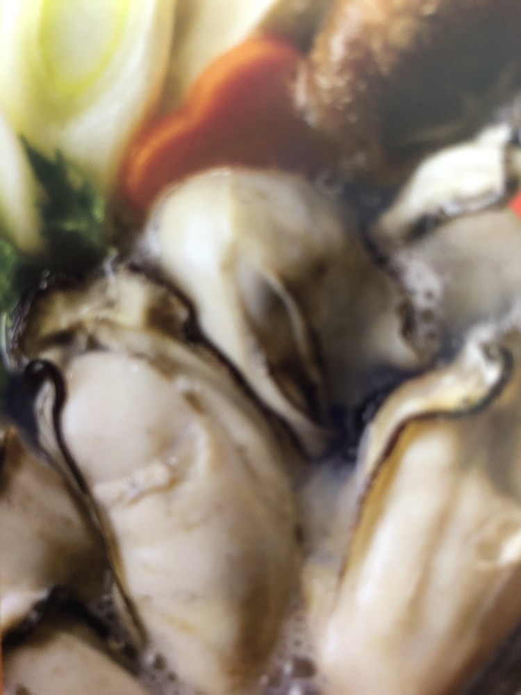 牡蠣の水炊きの画像