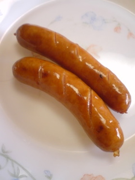 レンジでチンで♫皮パリパリ上等ウインナー