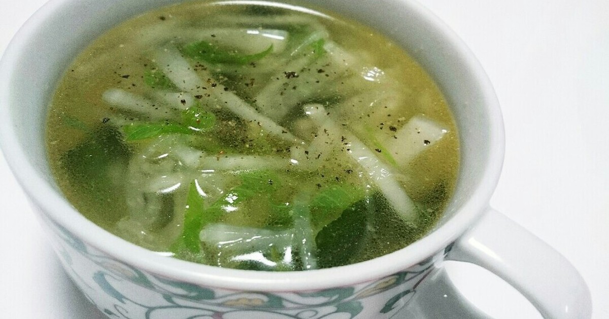 超簡単 ネギと大根の中華スープ レシピ 作り方 By にんにくちゃん クックパッド 簡単おいしいみんなのレシピが356万品
