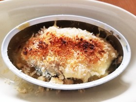 缶ごとオイルサーディン焼き