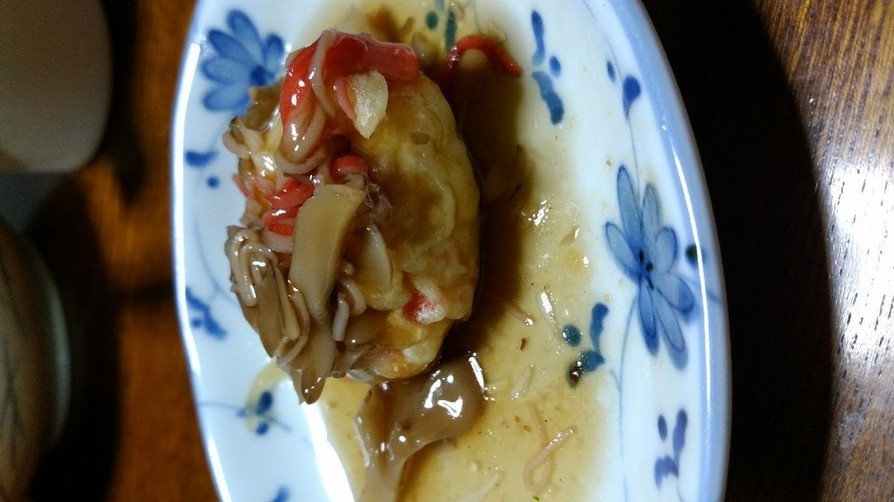 豆腐とカニカマのフワフワ揚げの画像