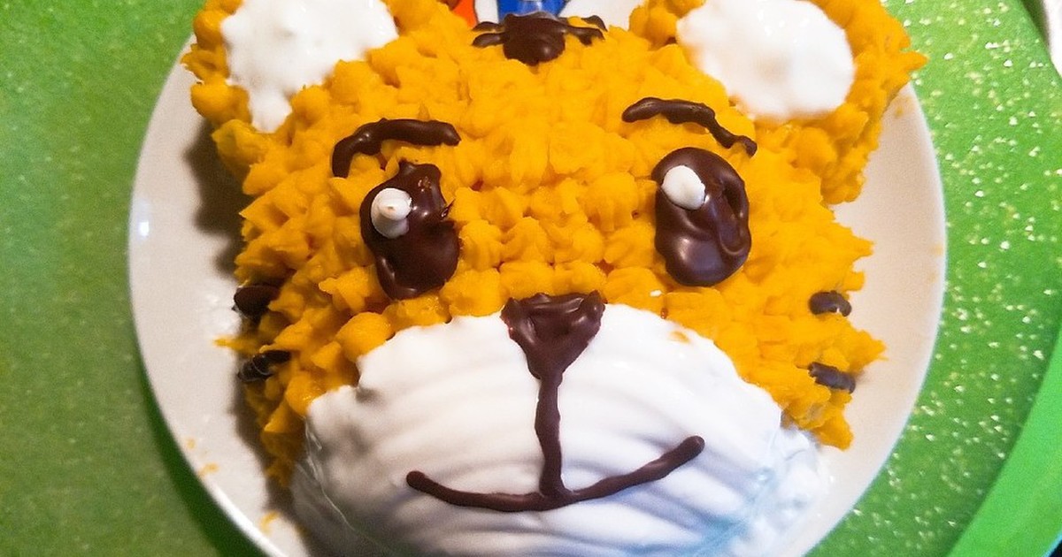 1歳の誕生日に しまじろうケーキ レシピ 作り方 By Aoyuzu Ma クックパッド