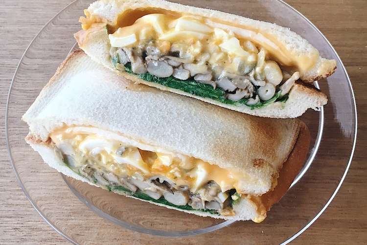 きのことたまごのホットサンド レシピ 作り方 By こてなな クックパッド 簡単おいしいみんなのレシピが371万品