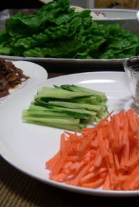 野菜がメインのサラダ感覚の手巻き寿司