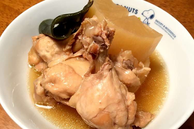 簡単 麺つゆ 鶏手羽元と大根の煮物 レシピ 作り方 By かずりんニャ クックパッド