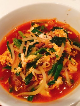 糖質制限 簡単食べるユッケジャン風スープ