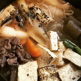 すき焼き風肉豆腐