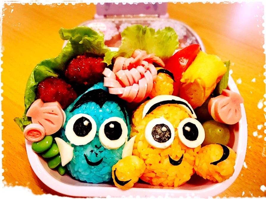 ニモ&ドリー弁当♡の画像
