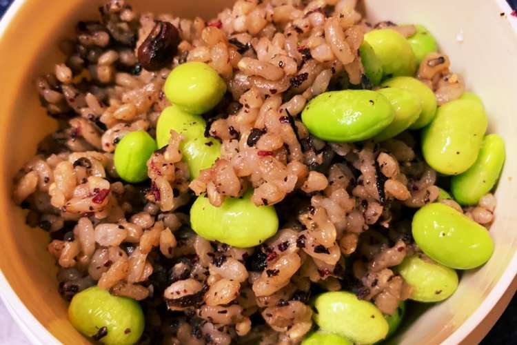 腸活弁当 枝豆玄米ご飯 腸へのご褒美 レシピ 作り方 By 桃と栗 クックパッド 簡単おいしいみんなのレシピが356万品