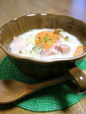 スパムのミルクスープ