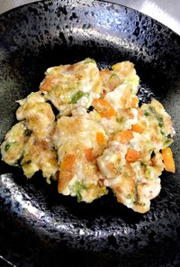 離乳食後期〜◆魚と豆腐のハンバーグおやき