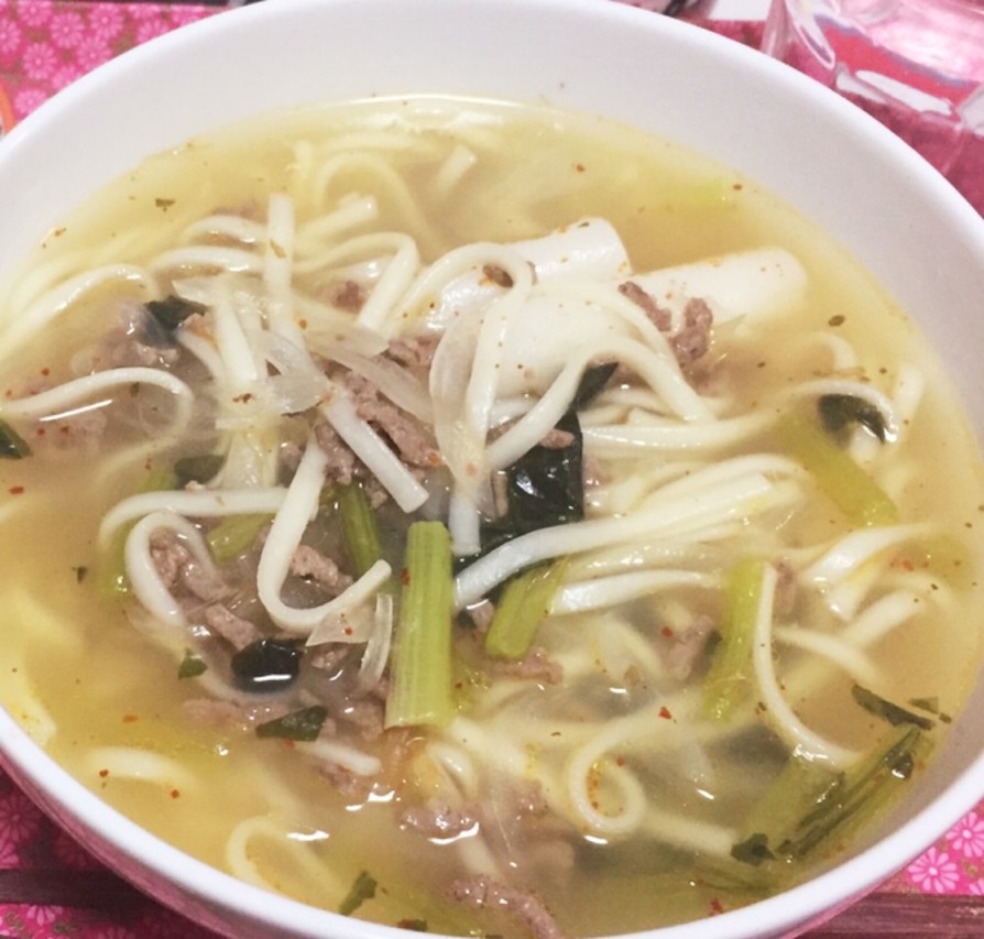 カルグクス(韓国風うどん)の画像