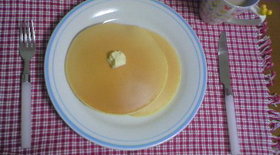お気に入りホットケーキ