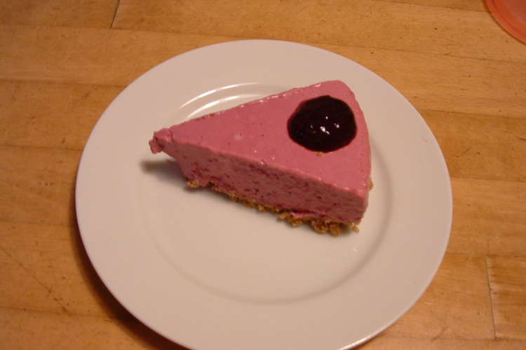 超簡単カシスのレアチーズケーキ レシピ 作り方 By 湘南の魔女まもりん クックパッド