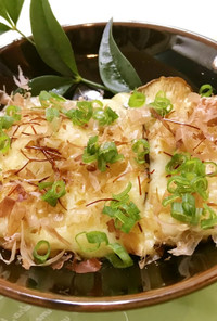 椎茸➕簡単とろーりチーズ和風ピザ