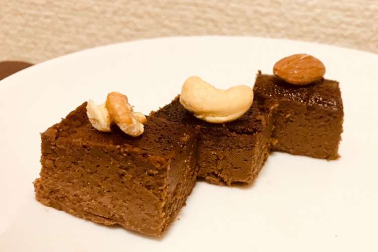 チョコテリーヌ のキューブ レシピ 作り方 By クックvne56v クックパッド