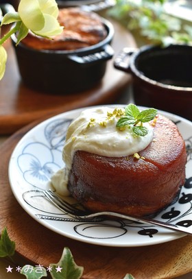 ココットでお一人様タルトタタン♡