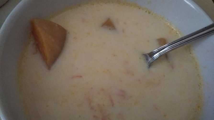 カボチャの煮汁で⭐️カボチャポタージュの画像