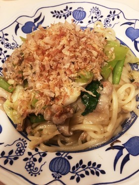 焼うどん(お吸い物の素)