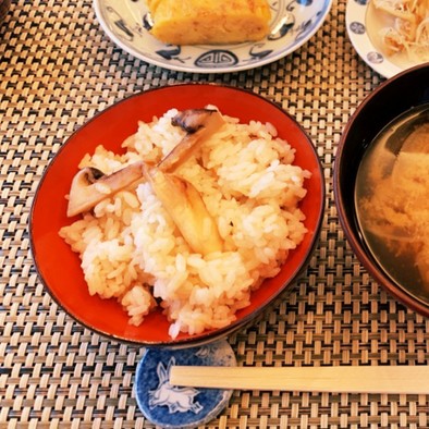塩味☆松茸ご飯の写真