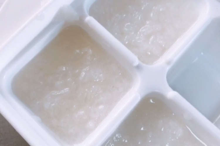 離乳食中期7倍がゆ レシピ 作り方 By Hkr0304 クックパッド 簡単おいしいみんなのレシピが360万品