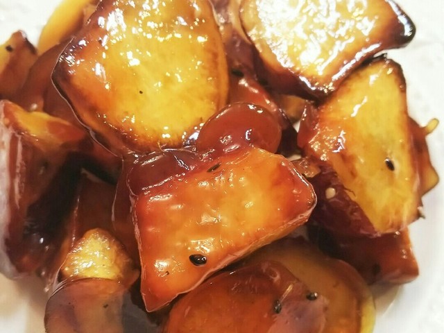 揚げ焼き カリカリ大学芋 レシピ 作り方 By Msgnb1 クックパッド 簡単おいしいみんなのレシピが352万品