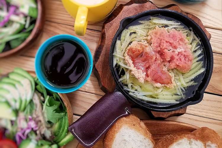明太子のアヒージョ キャンプ飯 レシピ 作り方 By Rafutee クックパッド 簡単おいしいみんなのレシピが361万品
