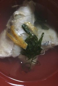 鱈の潮汁(うしおじる)