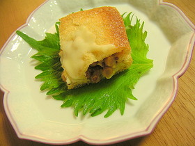 ひとくちでおいしい納豆の洋風袋焼き