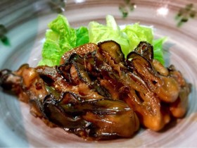 No1310.牡蠣の佃煮と白菜酒蒸し