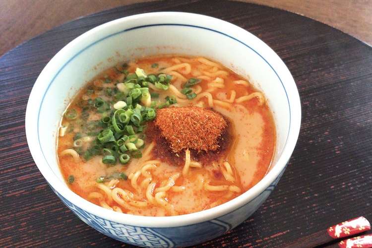 簡単 辛辛魚 風ラーメン レシピ 作り方 By Laugh0305 クックパッド 簡単おいしいみんなのレシピが359万品