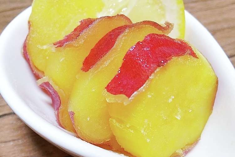 お弁当に さつまいものはちみつレモン煮 レシピ 作り方 By ひぃらぃ クックパッド