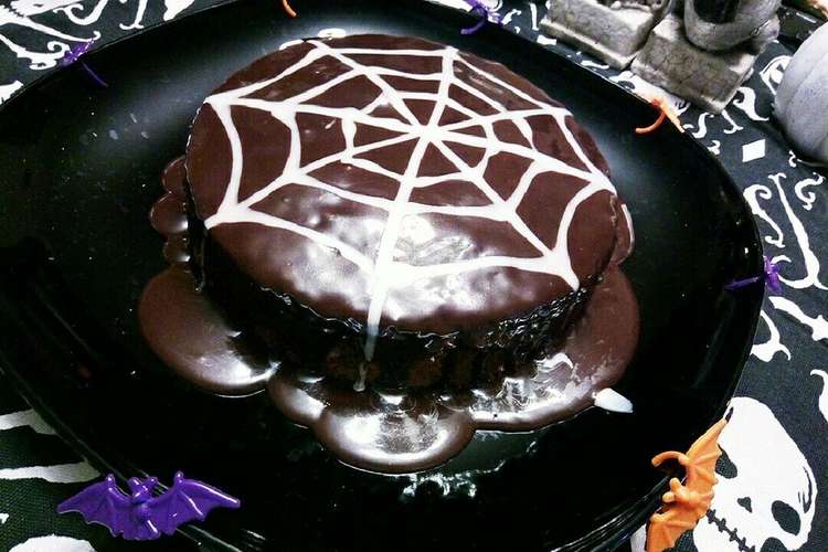 ハロウィンのスパイダーケーキ レシピ 作り方 By ワッキーウッキー クックパッド