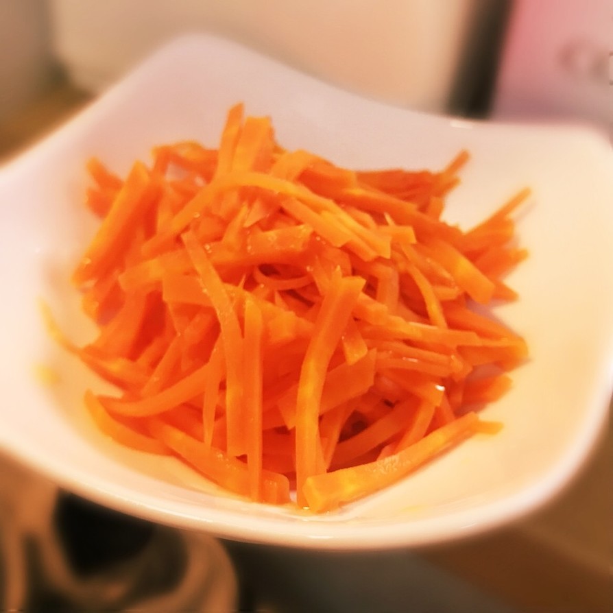 超簡単！にんじんのオレンジジュース煮の画像