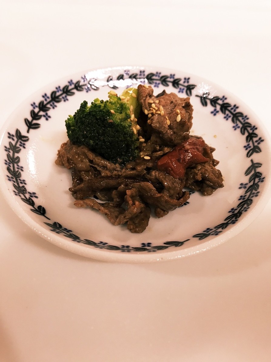 ❁牛肉とブロッコリーの梅ソース炒め❁の画像