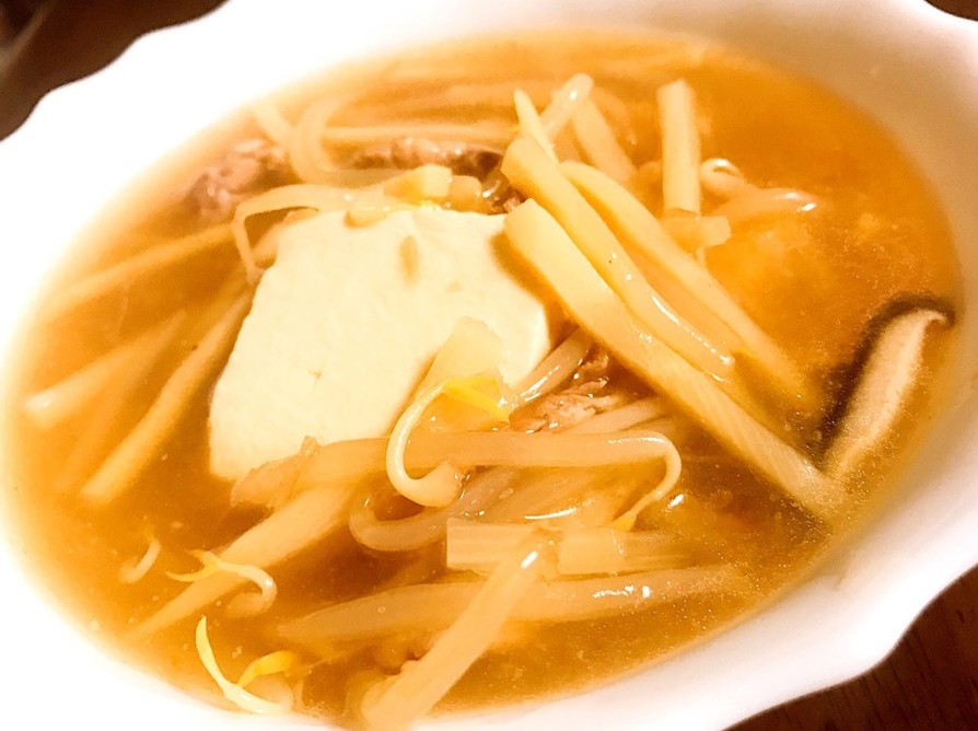簡単 酸辣湯スープ☆の画像