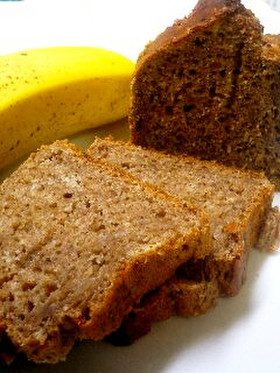 卵油なし!豆冨とバナナのパウンドケーキ♥