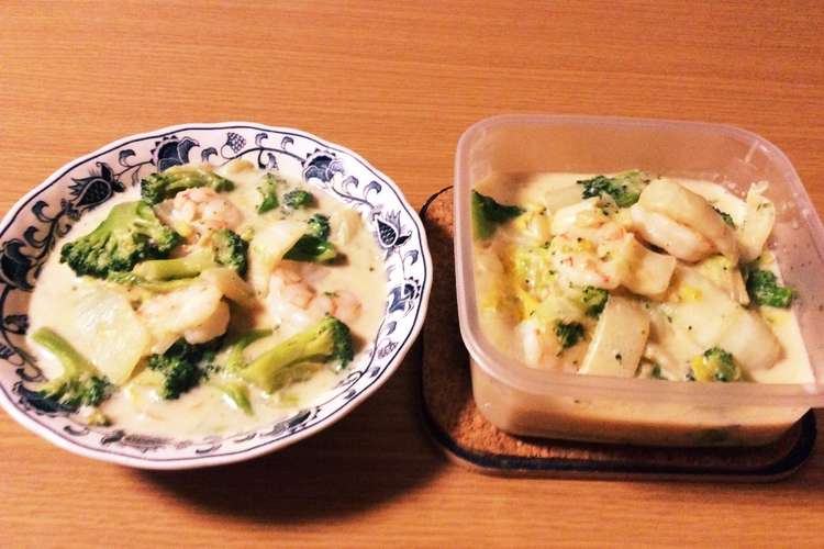海老の中華風クリーム煮 レシピ 作り方 By ふぉんまる クックパッド