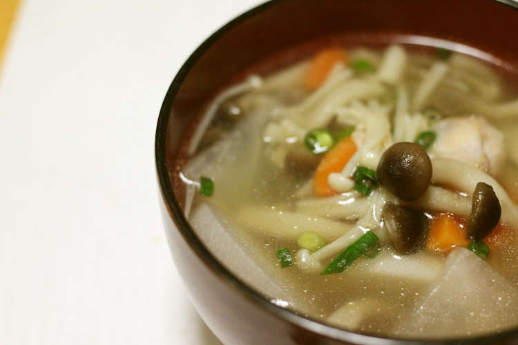 きのこ汁 神戸学校給食 レシピ 作り方 By 神戸市学校給食レシピ クックパッド