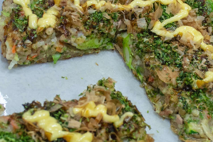 そばの実とアスパラのお好み焼き レシピ 作り方 By 熊本県阿蘇市 クックパッド 簡単おいしいみんなのレシピが349万品