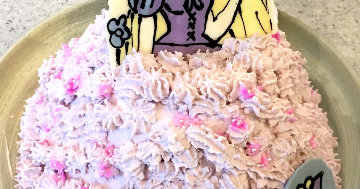 ラプンツェルのドレスケーキ レシピ 作り方 By すいーーてぃーー クックパッド