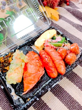 海苔弁当♪中学2年女子!!切望w
