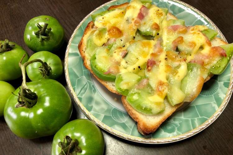 青トマト活用 チーズマヨトースト レシピ 作り方 By ゴチラ クックパッド 簡単おいしいみんなのレシピが360万品