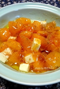 ◆柿とクリームチーズで簡単デザート◆