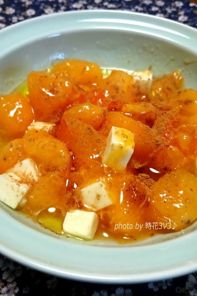 ◆柿とクリームチーズで簡単デザート◆の写真