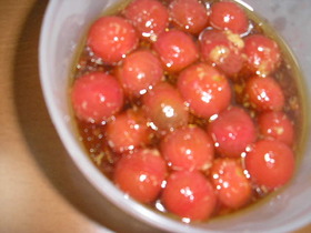 プチトマトの中華風マリネ♪