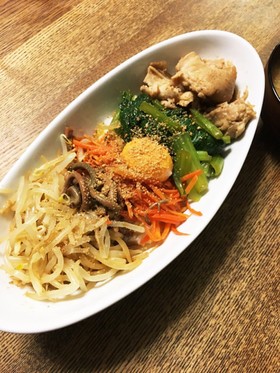 レンジで簡単♪ビビンバ